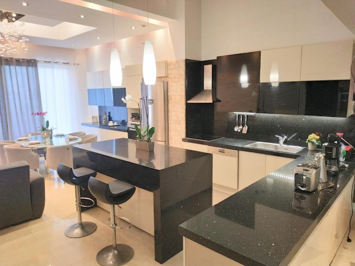 Luxury Apartment With Sea View Near Kallithea Koskinou  Exterior photo