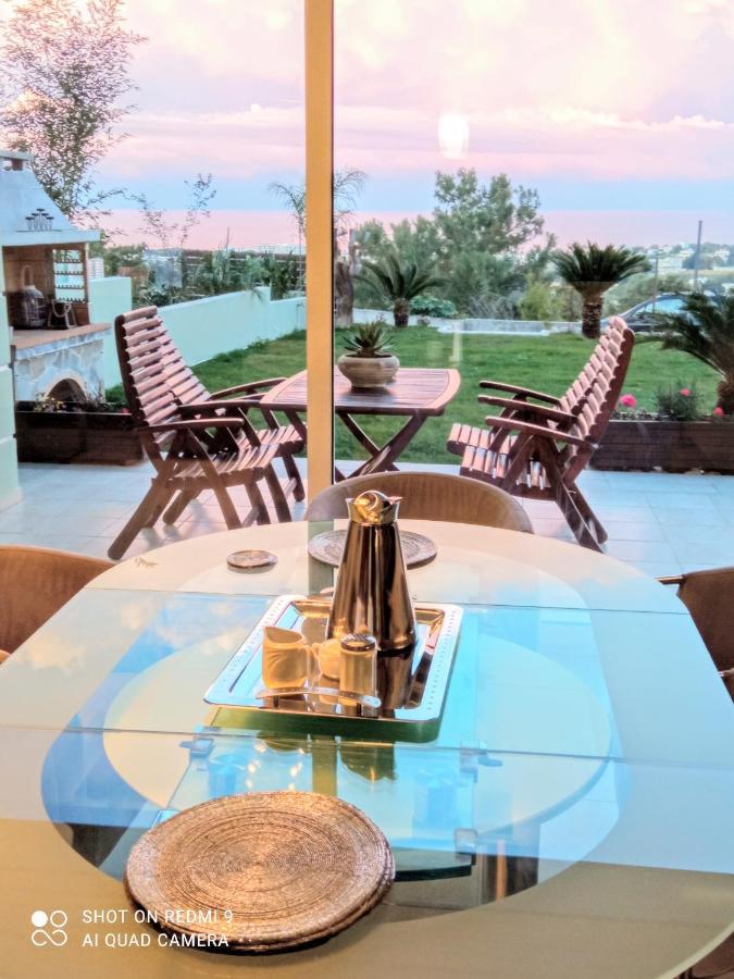 Luxury Apartment With Sea View Near Kallithea Koskinou  Exterior photo