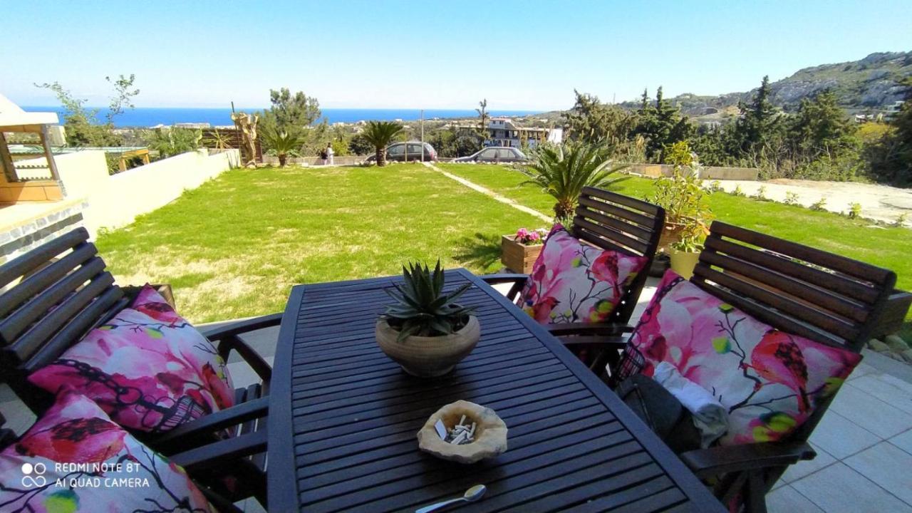 Luxury Apartment With Sea View Near Kallithea Koskinou  Exterior photo